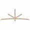 Ekena Millwork Alberta Smooth Timber Gable Bracket, Douglas Fir, 96"W x 36"H x 1 1/2"D x 3 1/2"F, 9/12 Pitch GBW096X36X0204ALB00SDF - alternate 1